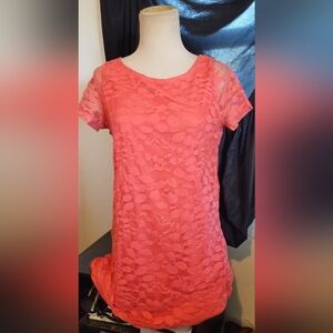 Haani Coral Lace Dress